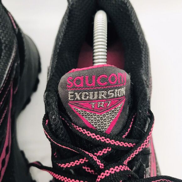Saucony Excursion TR 7 15170-1 Running Shoe Women's 8 Black Pink Low Top Sneaker - Picture 12 of 12